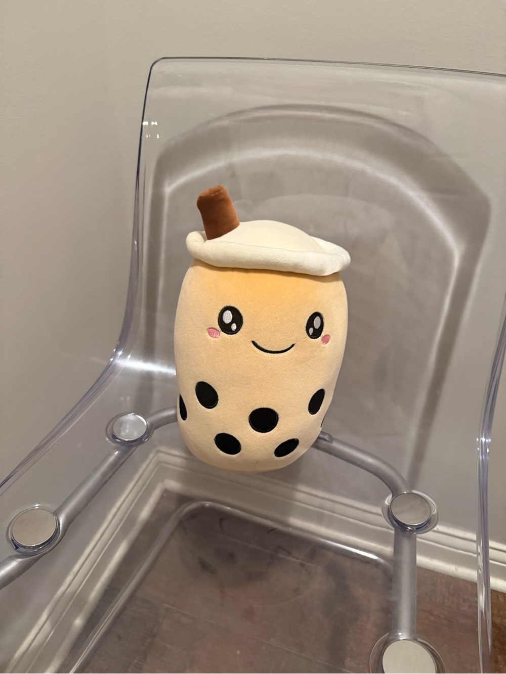 Plush Bubble Tea Toy - Cream & Black Kids Plush